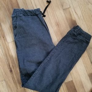 Crash Men's denim jogger pants